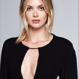 Free People Endless Summer black Lace Up Back